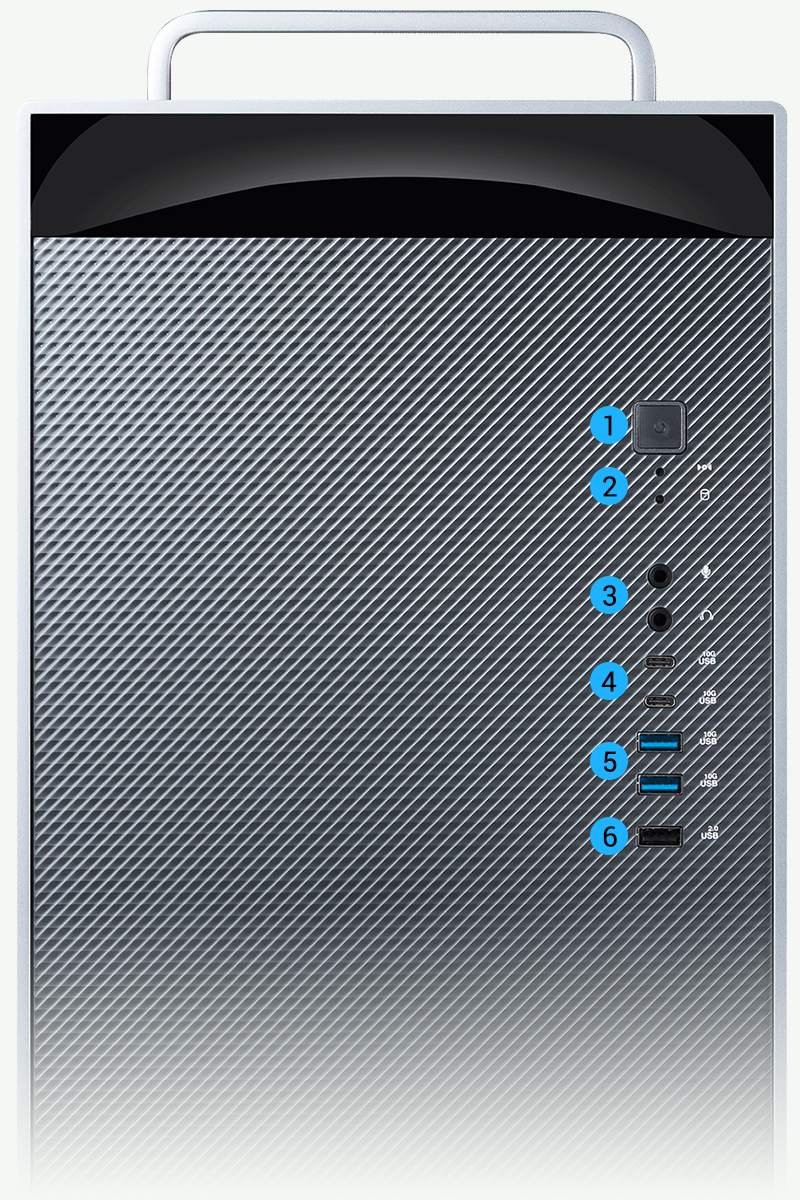Front of the ET900N G3 with numbered ports